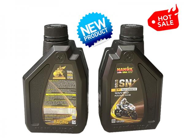 Nhớt Nano oil 10W50 4T 0.8L, cao cấp dành cho xe moto và xe máy